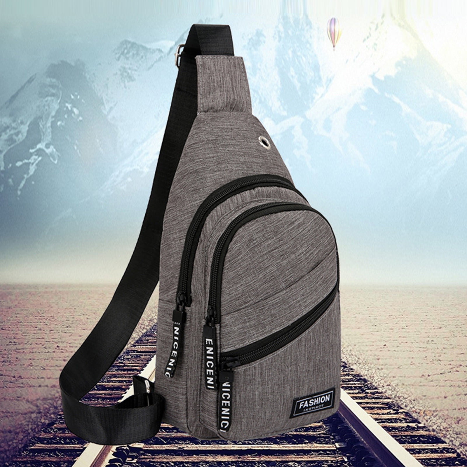 KIHOUT Clearance Small Sling Backpack Lightweight One Strap Bag Hiking Crossbody Chest Pack Shoulder Bookbag Daypack For Men Women