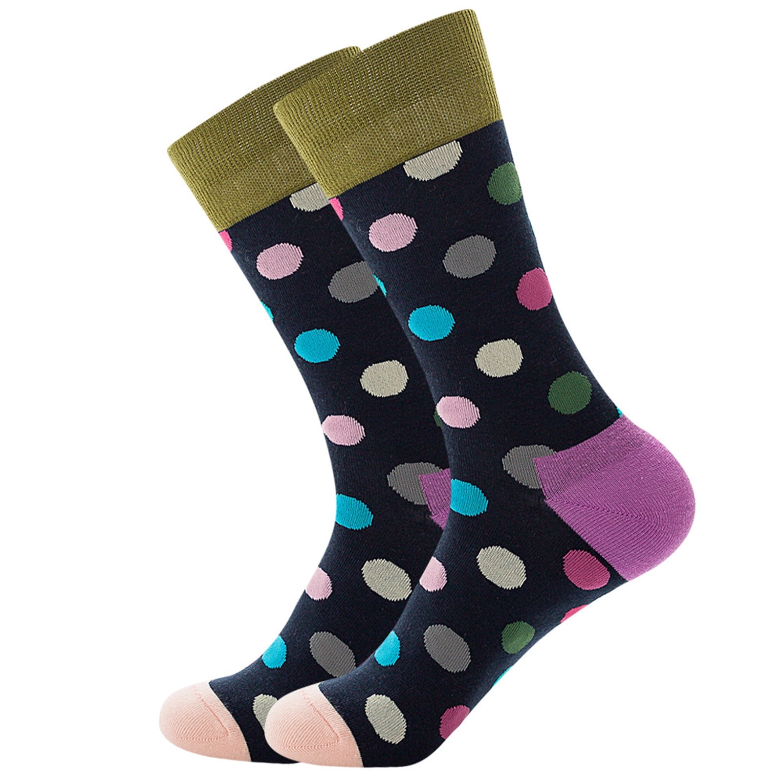 KIHOUT Clearance Women Print Cotton Vintage Long Sock Comfortable Socks