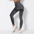 thumbnail image 1 of KIHOUT Deals 2023 Women's High Waist Tummy Control Cropped Stretch Yoga Pants Hip Tight-Fitting Quick-Drying Leggings, 1 of 9