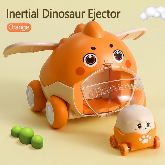 KIHOUT Children's Inertial Toy Car Dinosaur Catapult Plane Cute Pet Mother Catapult Car Children's Toys