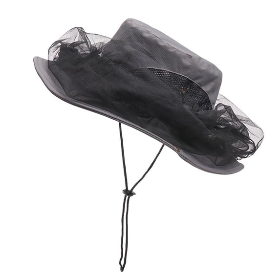KIHOUT Mosquito Net Hat-Bug Cap UPF 50+ Sun Protection with Hidden Netting Outdoors for Women and Men