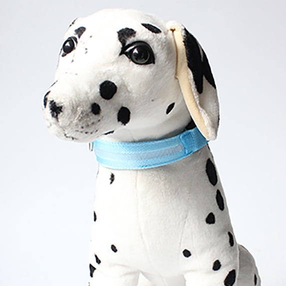 KIHOUT Multi-Color USB Rechargeable LED Dog Collar 1 Count, TPU Cuttable Size Glow Collar for Dogs, Dog Collar Light for Large Medium Small Dogs Walking at Night 2.5*48cm