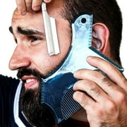 KIHOUT New Arrivals Men's Beard Shaper Tool Transparent Template Styling Comb Templates