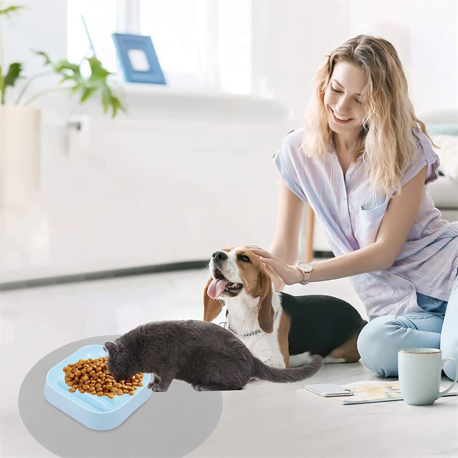 KIHOUT Deals Pet Food Feeding Pad Circular Silicone Meal Pad Pad Non