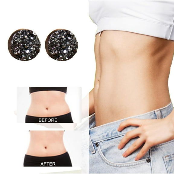 KIHOUT Promote Circulation Strengthen The Lymphatic System Magnetic Weight Loss Ear Studs No Need For Piercing