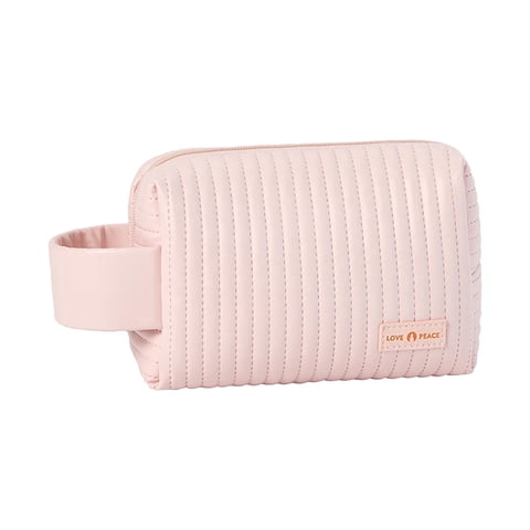 KIHOUT Small Makeup Bag for Purse, Travel Lipstick Cosmetic Pouch with Mirror Leather Waterproof Portable Zipper Mini Cute Makeup Toiletry Storage Organizer Coins Pouch for Women Girls