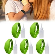 KIHOUT Discount 5Pcs Wristband Hand Dispenser This Wearable Hand Sanitizer Pumps Disinfectant