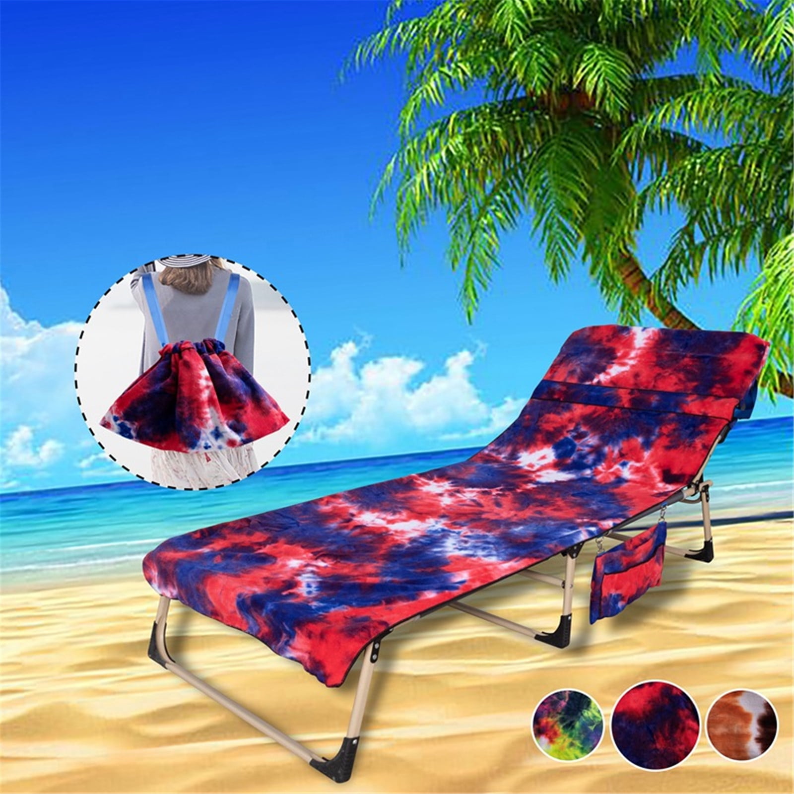 KIHOUT Discount Chair Beach Towel Lounge Chair Beach Towel Cover