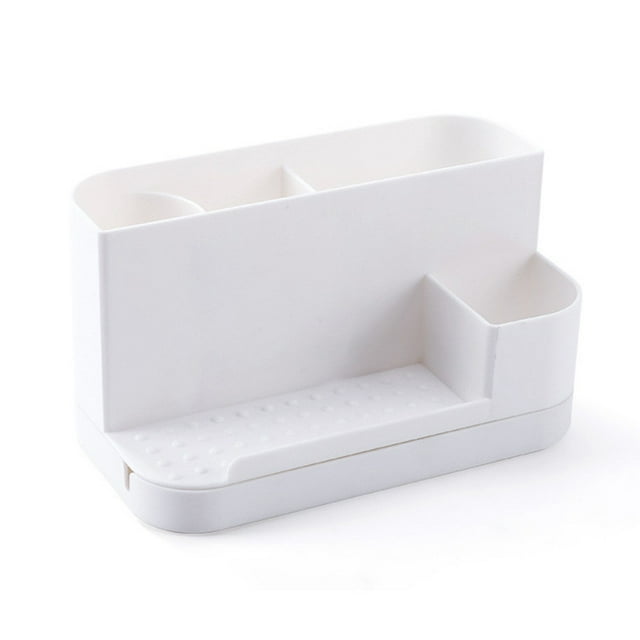 KIHOUT Discount Desk Organizer Pen Holder With Rotating Drawer Home Office Desktop Storage Box