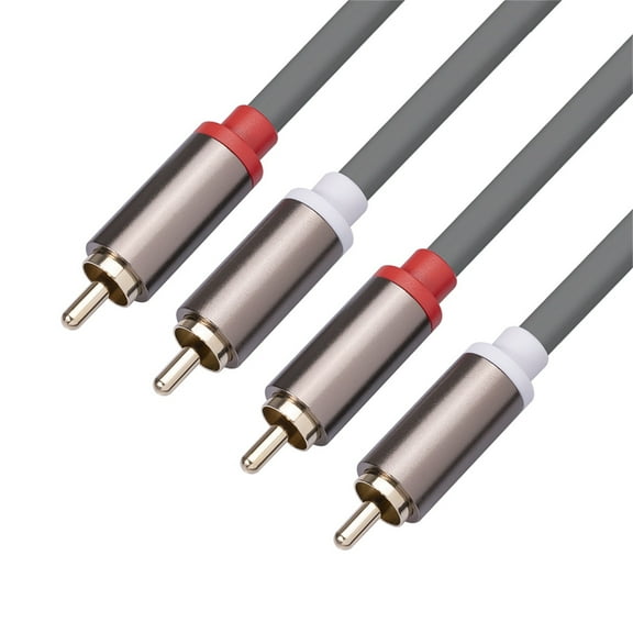 KIHOUT HIFI 2RCA To 2 RCA RCA Cable OFC AV Audio Cable 1m 1.8m 3-m 5m 10m For TV DVD Amplifier Subwoofer Soundbar Speaker Wire