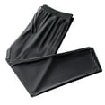 thumbnail image 1 of KIHOUT Father's Day Gift Men's Thin Hollow Sweatpants Plus Size Ice Silk Fitness Running Stretch Yoga Pants Drawstring Elastic Waist Zipper Pocket Casual Sports Pants M-5XL, 1 of 7