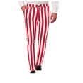 thumbnail image 1 of KIHOUT Father's Day Gift Clearance Plus Size Men'S Stripe Personalized Pants Pocket Button Suit Pants Leggings Casual Pants, 1 of 5