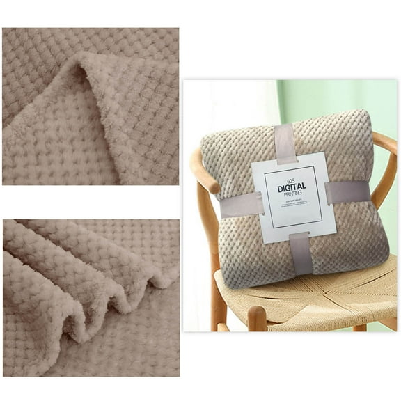 KIHOUT Fuzzy Checkered Blanket Checkerboard Fluffy Throw Blanket Decorative Plaid Blanket - Super Soft Warm Cozy Reversible Blanket for Chair, Sofa, Couch, Bed, Camping, Travel