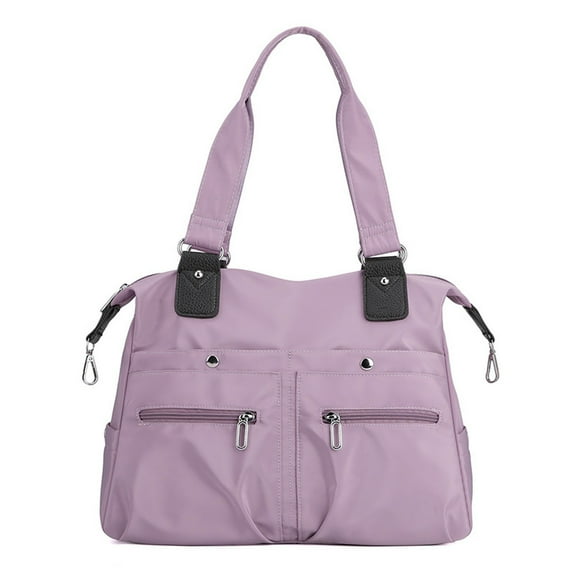 KIHOUT Large Capacity Multi Pocket Nylon Shoulder Bag Large Capacity Travel BackpackNylon Cloth Multifunctional Bag Organizer