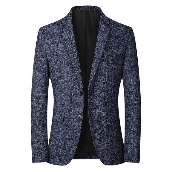 KIHOUT Male Casual Single-breasted Fashion Suit Business Casual Suit Wool Coat