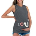 thumbnail image 1 of KIHOUT Maternity Clothes for Women Ladies Fashion Solid Color Print Sleeveless Pregnant Ladies Casual Vest Clothe Top, 1 of 6