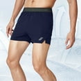 thumbnail image 1 of KIHOUT Men's 3-Inch Running Shorts - Nylon Spandex Blend, Breathable Mesh Waistband, Zippered Pockets, Split Hem for Gym Training, Outdoor Running and Workout, 1 of 4