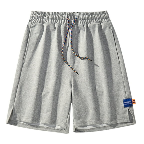 KIHOUT Men's Beach Shorts Loose Straight Medium Comfortable Pants Casual Sports Five Point Trousers