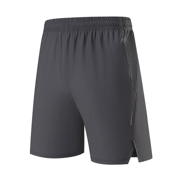 KIHOUT Men's Ice Silk Quick Dry Athletic Shorts - 100% Polyester, Elastic Drawstring Waist, Breathable for Running, Workout & Summer Outdoor