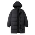 thumbnail image 1 of KIHOUT Men's Long-Length Hooded Down Coat - Thermal Insulated Winter Jacket with Water-Resistant Shell and Multiple Pockets for Extreme Cold Protection, 1 of 3