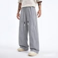thumbnail image 1 of KIHOUT Men's Loose Fit Casual Joggers Drawstring Elastic Waist, Side Pockets, Wide Leg Sweatpants for Daily & Outdoor Wear, 1 of 9