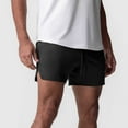 thumbnail image 1 of KIHOUT Men's Quick-Dry Mesh Running Shorts - 100% Polyester, Elastic Drawstring Waist, Zipper Pockets, Split Hem for Summer Gym, Training, Casual Wear, 1 of 8
