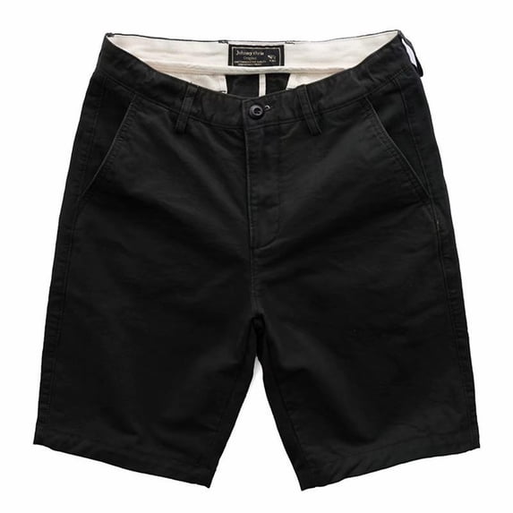 KIHOUT Men's Stretch Chino Shorts - Nylon Spandex Blend, Button Zipper Closure, Classic Straight Leg with Side Pockets, Versatile for Spring Summer Daily Work and Casual Wear