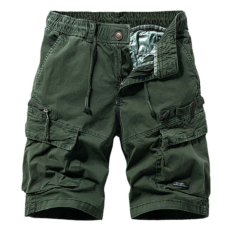 KIHOUT Men's Summer Cargo Shorts With Multi Pocket Loose Casual