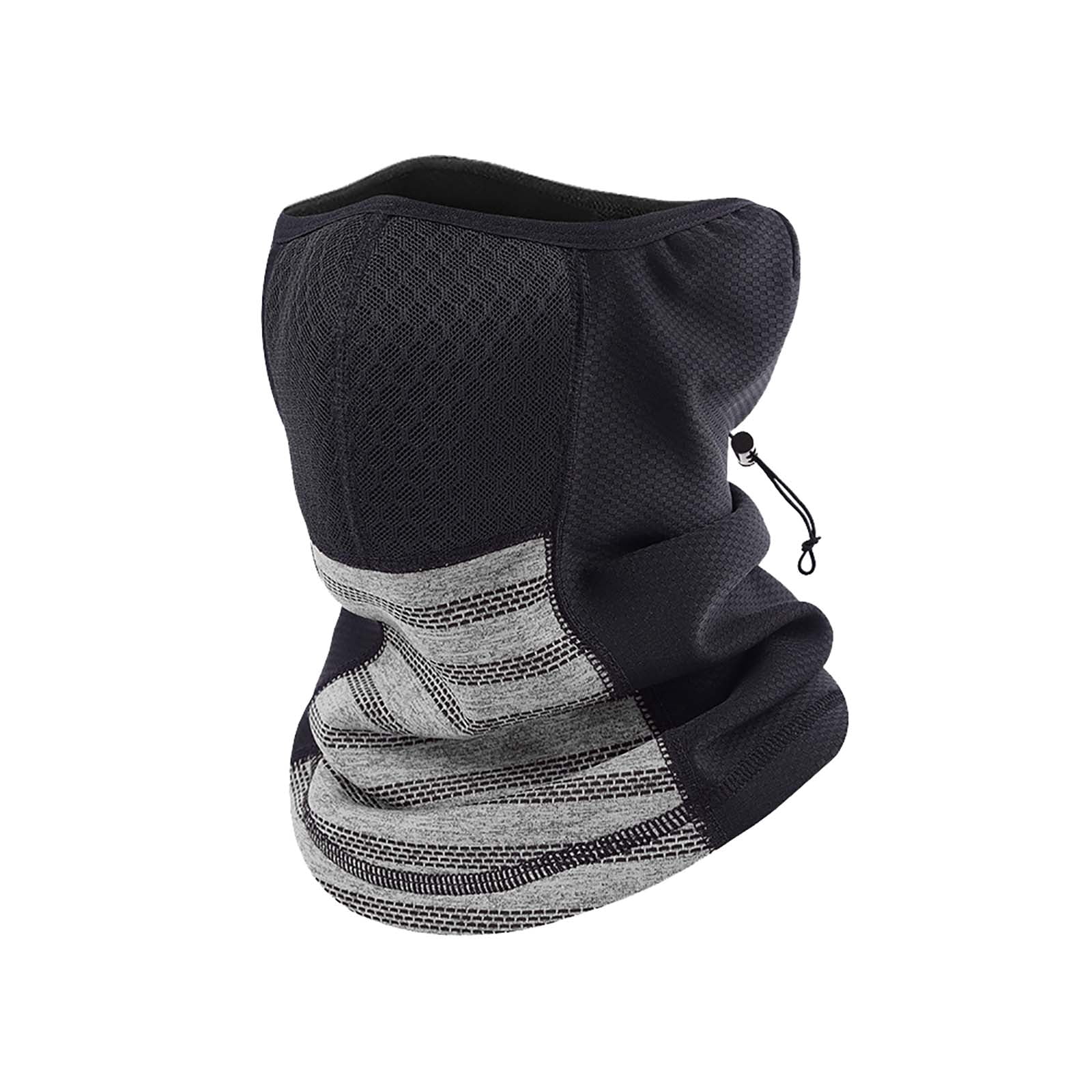 17 Sign Striped KIHOUT Mens Striped Balaclava Neck Gaiter Integrated Face Cover with ...