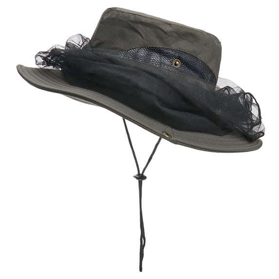 KIHOUT Mosquito Net Hat UPF 50+ Sun Protection