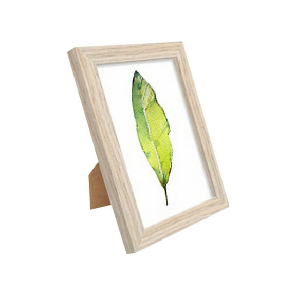 KIHOUT Pine Wood Frame for 3.5x5 Inch Photos - Rustic Photo Frame