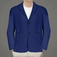 thumbnail image 1 of KIHOUT New Arrivals Men's Casual Slim Fit Linen Jacket Lightweight 2 Button Blazer Long Sleeve Sport Coat, Size M-5XL, 1 of 6