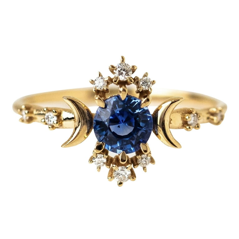 Dark moon ring