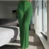 KIHOUT Pants For Women Plus Size Fashion Casual Women's Solid Full Length Hollow Out Frenum Pants Beach Pants