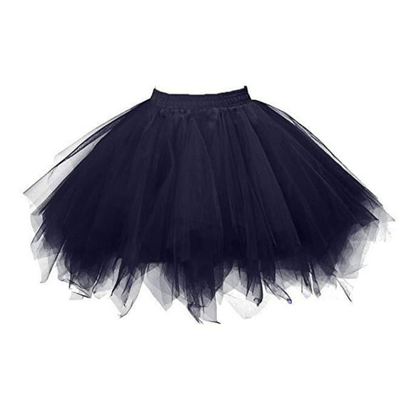 KIHOUT Plus Size Skirt For Women Women Mesh Tulle Skirt Princess Elastic Skirt Adult Short Dancing Skirt