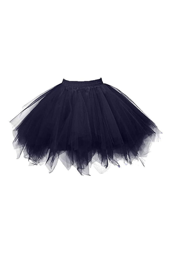 Plus Size Skirt For Women Women Mesh Tulle Skirt Princess Elastic Skirt Adult Short Dancing Skirt
