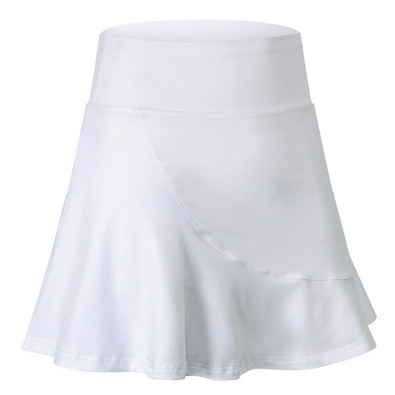 KIHOUT Plus Size Skirt For Women Women's Sports Short Skirt Loose Fake Two-piece Anti-peep And Quick-drying Running Fitness Culottes Tennis Skirt