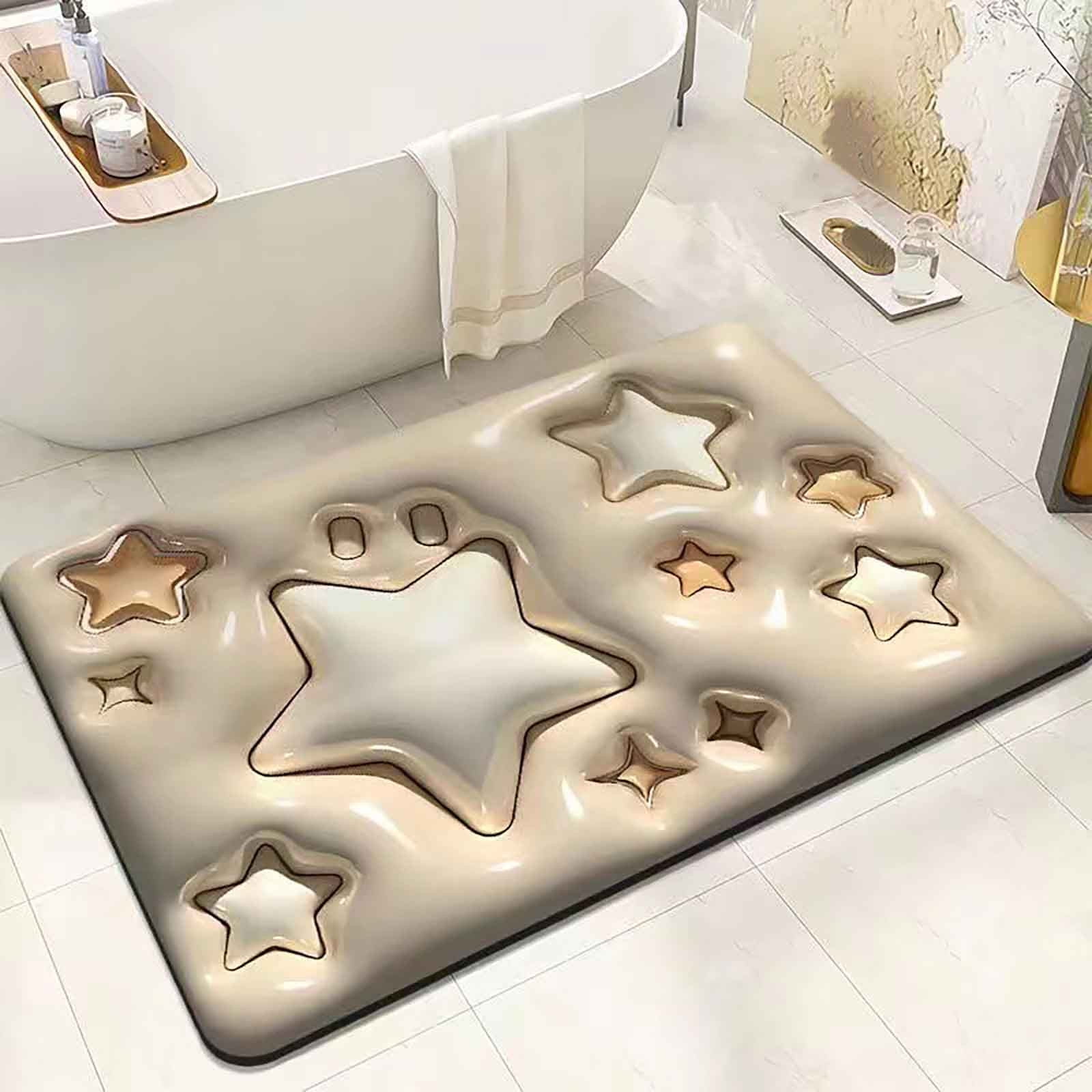 KIHOUT Promotion Effect Cute Bathroom Floor Mat, Kitchen Entrance Door