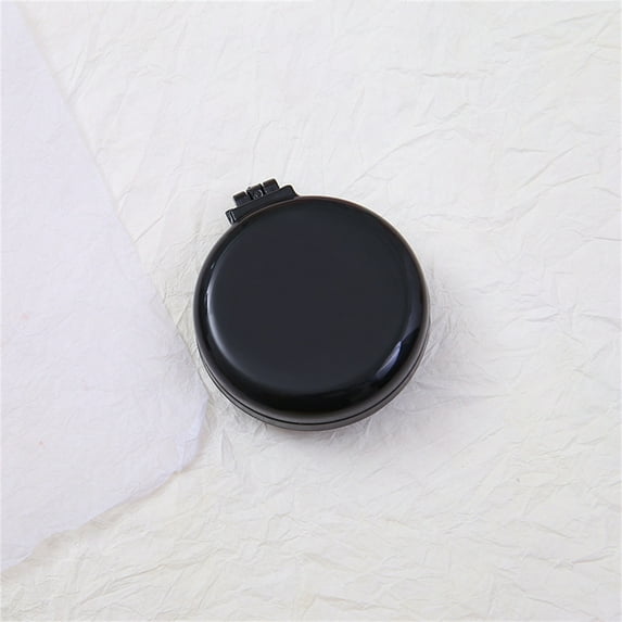 KIHOUT A Romantic Macaroon-color Folding Hair Brush With Mirror, Round Portable Folding Pocket Hair Brush Mini Hair Massage Comb Travel Size For Women And Girls