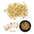 thumbnail image 1 of KIHOUT Nail Art Star and Hollow Alloy Nail Decoration Tips Decoration Manicure Wheel, 1 of 2