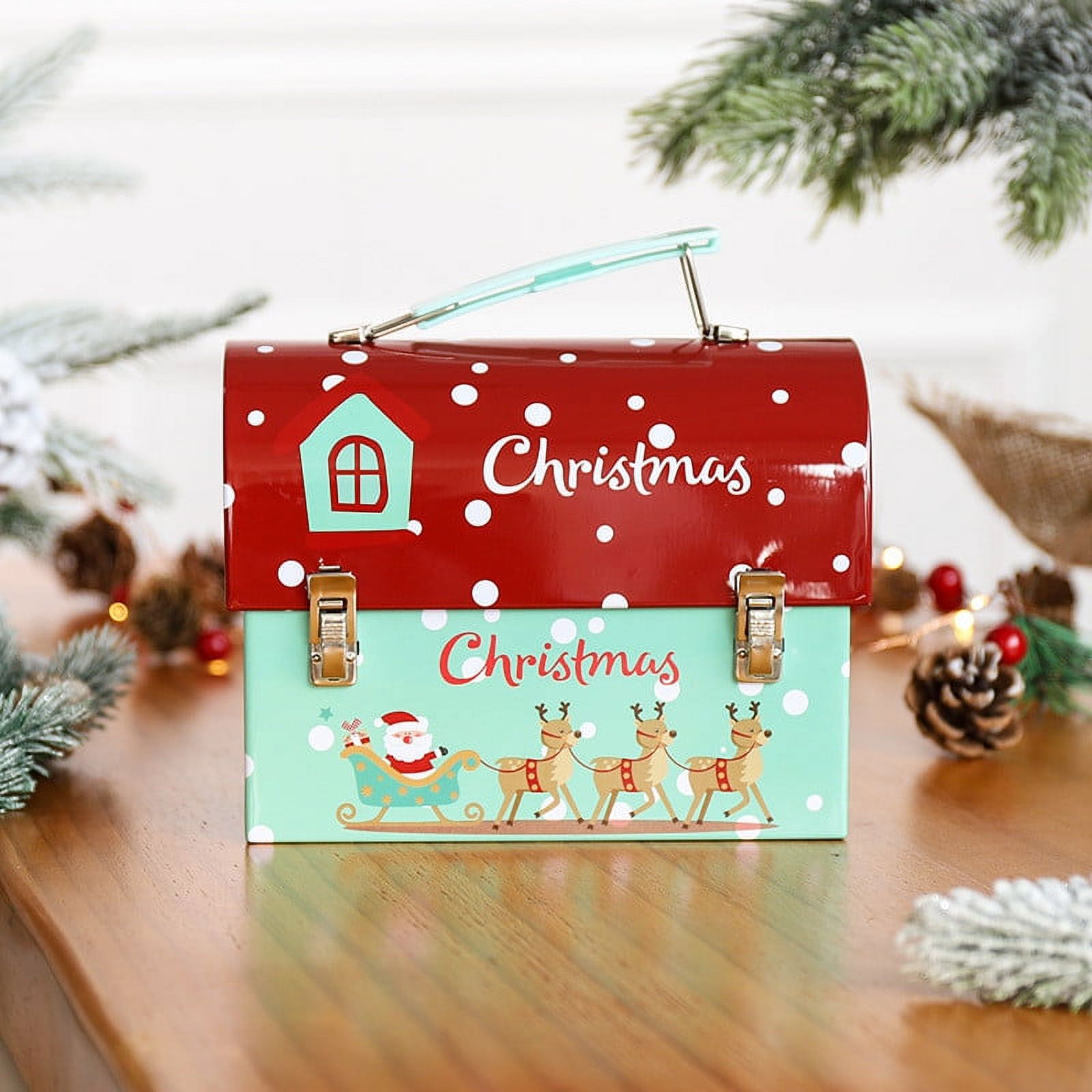 KIHOUT Sales Premium Handheld Christmas Gift Boxes，Decorative Christmas