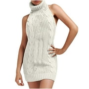 Sleeveless Sweater Dress Sleeveless Sweater Dress