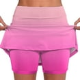 thumbnail image 1 of KIHOUT Summer Shorts Skirts for Women Gradient Mid-waist Sports Skirts Swimsuit Bottom, Size S-4XL, 1 of 6