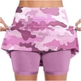 thumbnail image 1 of KIHOUT Summer Shorts Skirts for Women Printed Mid-waist Sports Skirts Swimsuit Bottom, Size S-4XL, 1 of 2