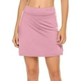 thumbnail image 1 of KIHOUT Summer Shorts Skirts for Women Solid Color Mid-waist Sports Skirts Swimsuit Bottom, Size S-2XL, 1 of 4