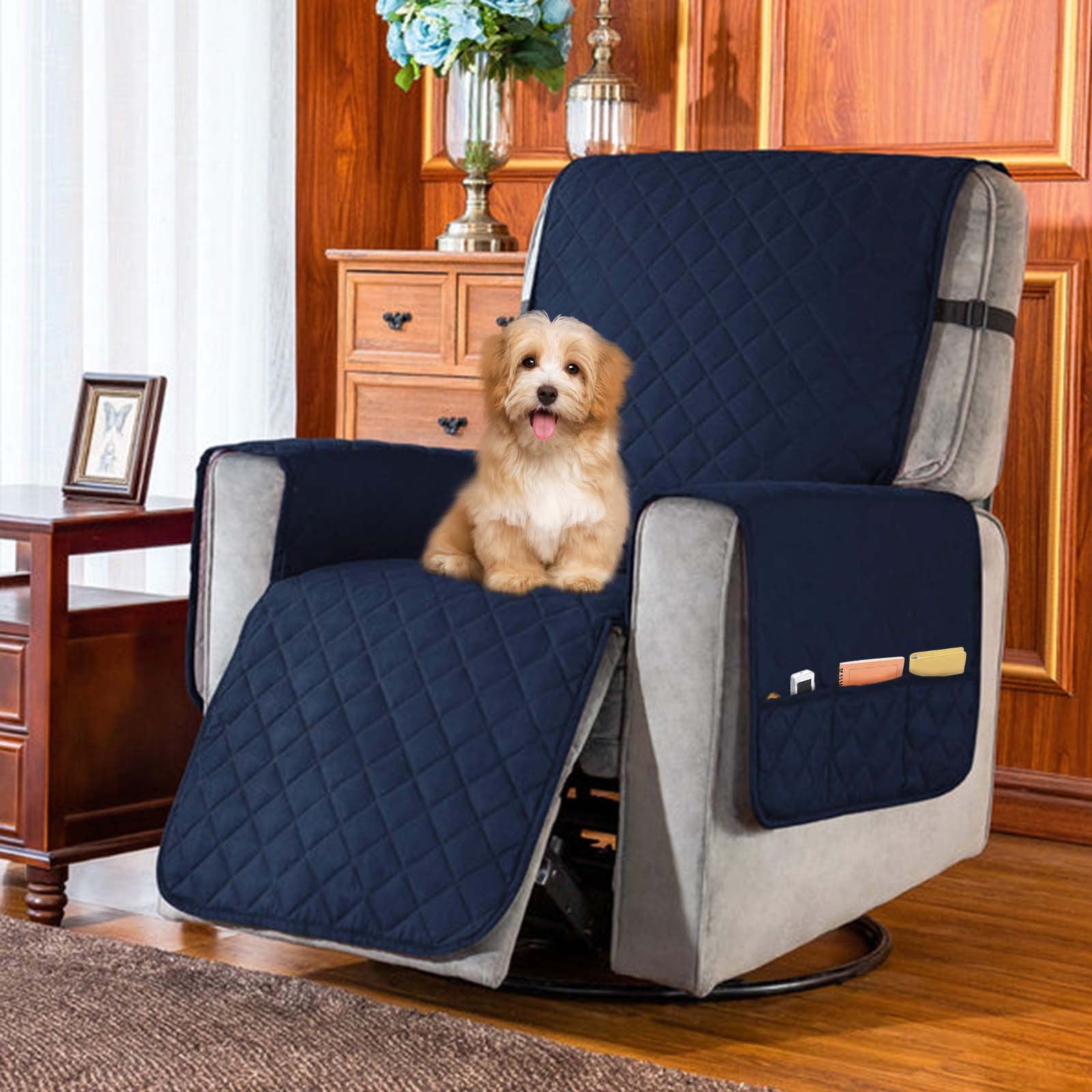 KIHOUT Waterproof Recliner Chair Covers for Reclining Couch Slipcovers