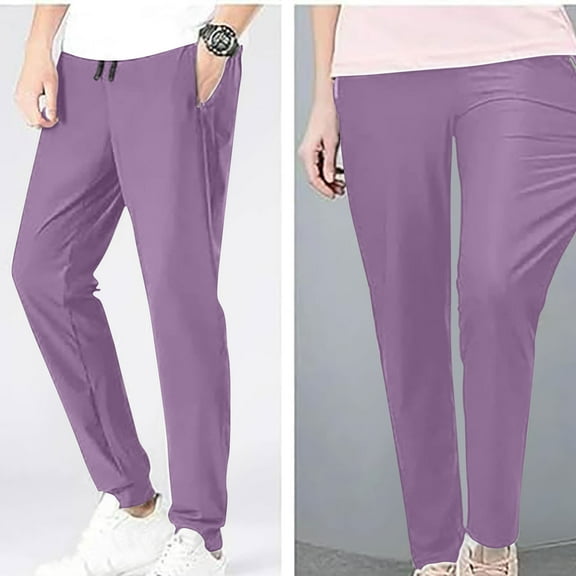 KIHOUT Women Pants Plus Size Elastic Waist Women New Fashion Solid Pocket Zipper Casual Sports Sweatpants Full Length Pants