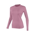 thumbnail image 1 of KIHOUT Women's Crew Neck Thermal Long Sleeve Shirt Slim Fit Solid Base Layer Top for Women Fall Winter Cold Weather Under Clothes Layering Wear, 1 of 3