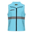 thumbnail image 1 of KIHOUT Women's High Visibility Reflective Safety Vest Breathable Mesh Fishing Hiking Travel Waistcoat Jacket, 1 of 4