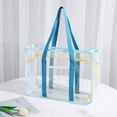 thumbnail image 1 of KIHOUT Women's PVC Clear Beach Tote Bag Waterproof Sandproof Large Versatile Beach Bag, 1 of 8